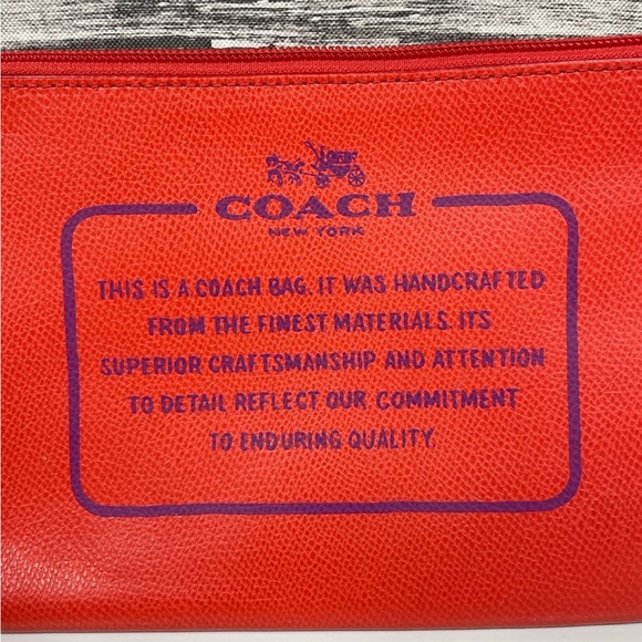 Coach Red & Purple Wristlet - Picture 3 of 5